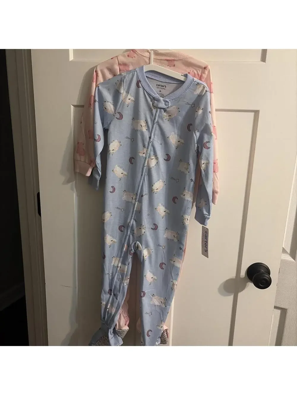 Carter's Kid's Blue and Multi Sleepsuits-babygrow